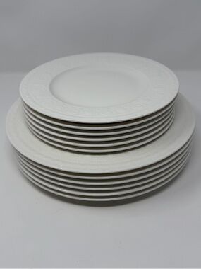 VILLEROY & BOCH “CELLINI” Dinner and Salad Plates (Set of 6)